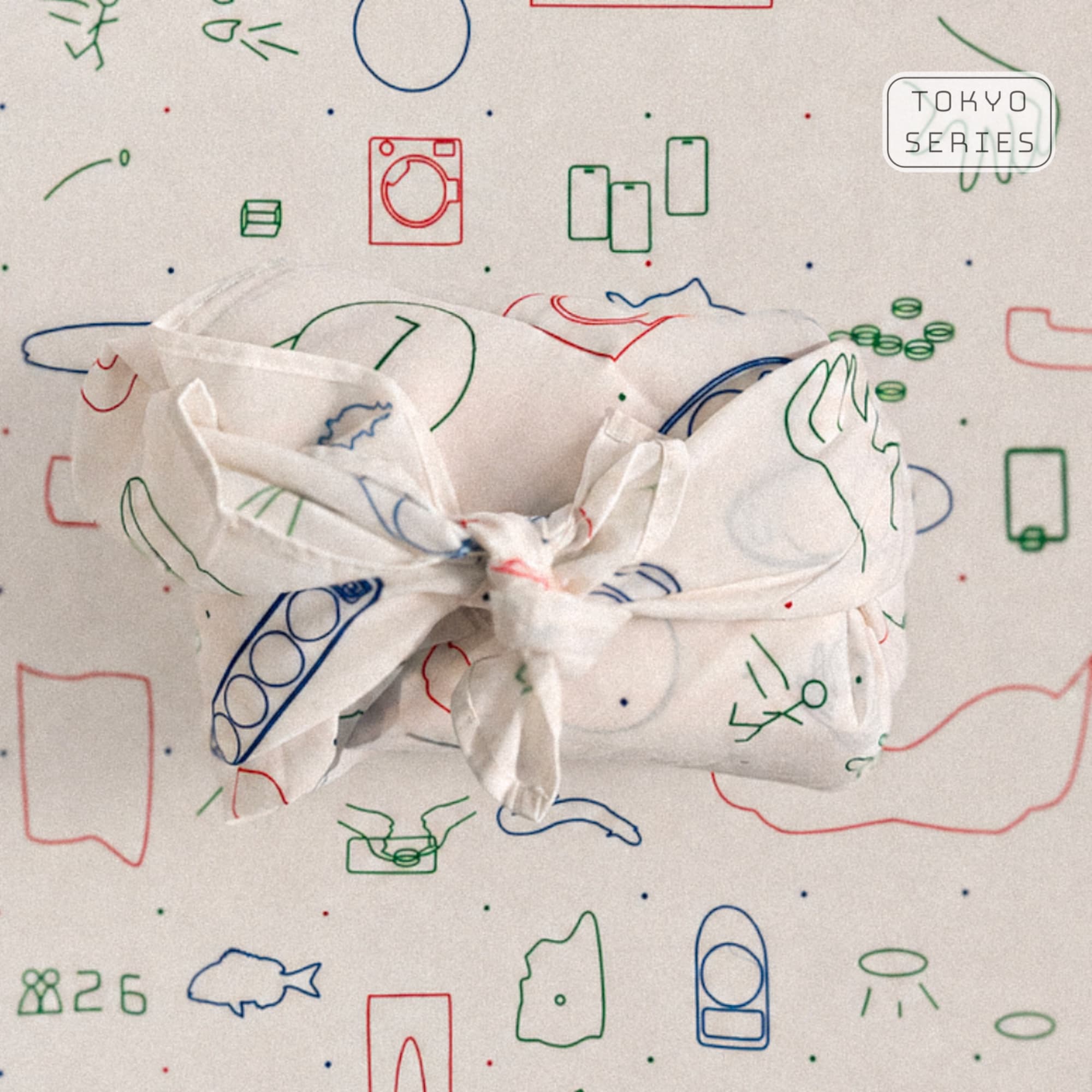Furoshiki Wrap 2 box and components